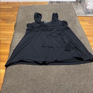 Anne Klein Black Sleeveless Blouse